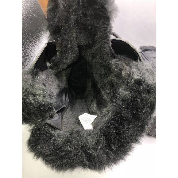 Womens Mid Calf Mountain Walking Tactical Waterproof Boots Black US-10 EU-41 - Picture 12 of 16